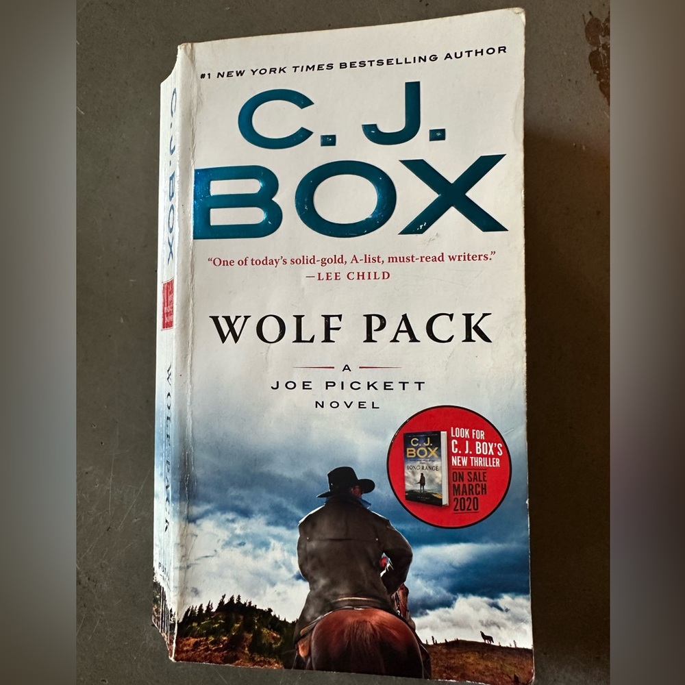 C J Box The Wolf Pack Joe Pickett story paperback book